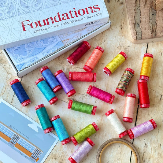 OCTOBER Aurifil Foundations 12wt Collection