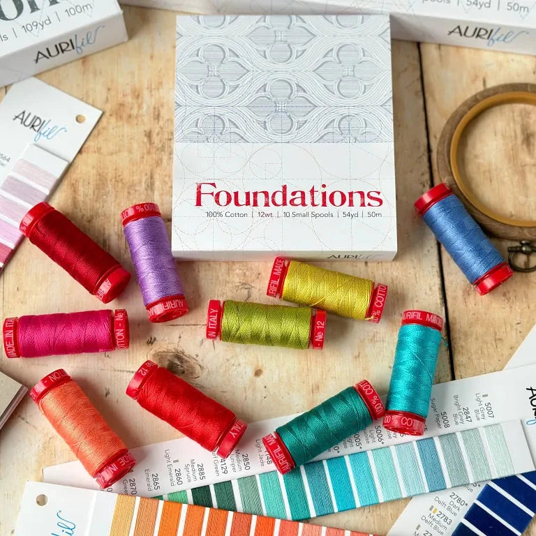 Aurifil Foundations 12wt Mini Collection