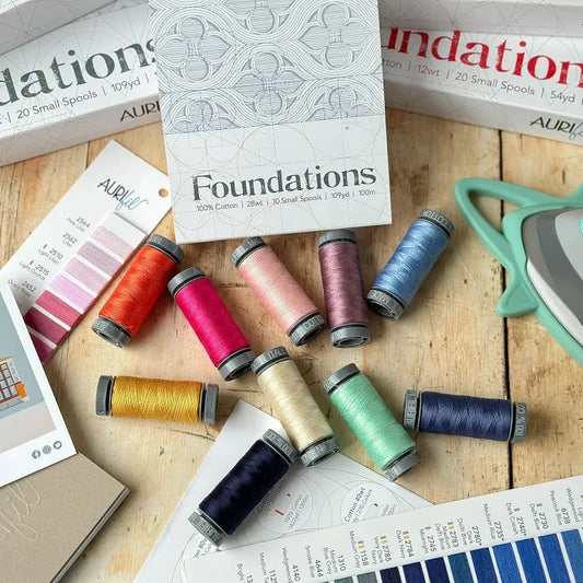 OCTOBER Aurifil Foundations 28wt Mini Collection