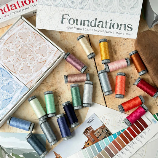 OCTOBER Aurifil Foundations 28wt Collection