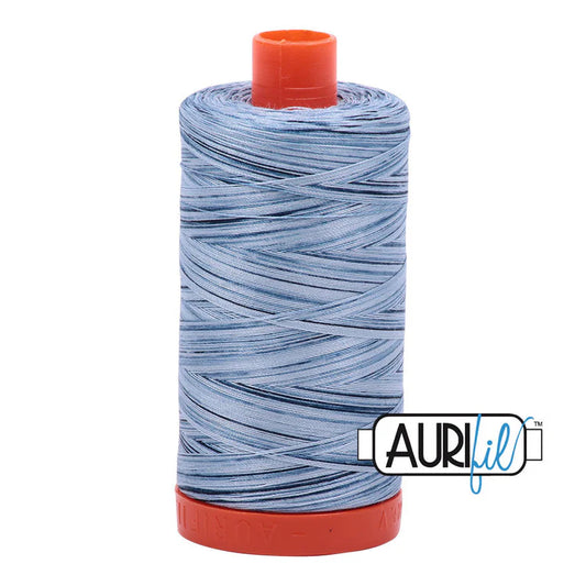 4669 Stonewash Blues Variegated - 50wt large spool