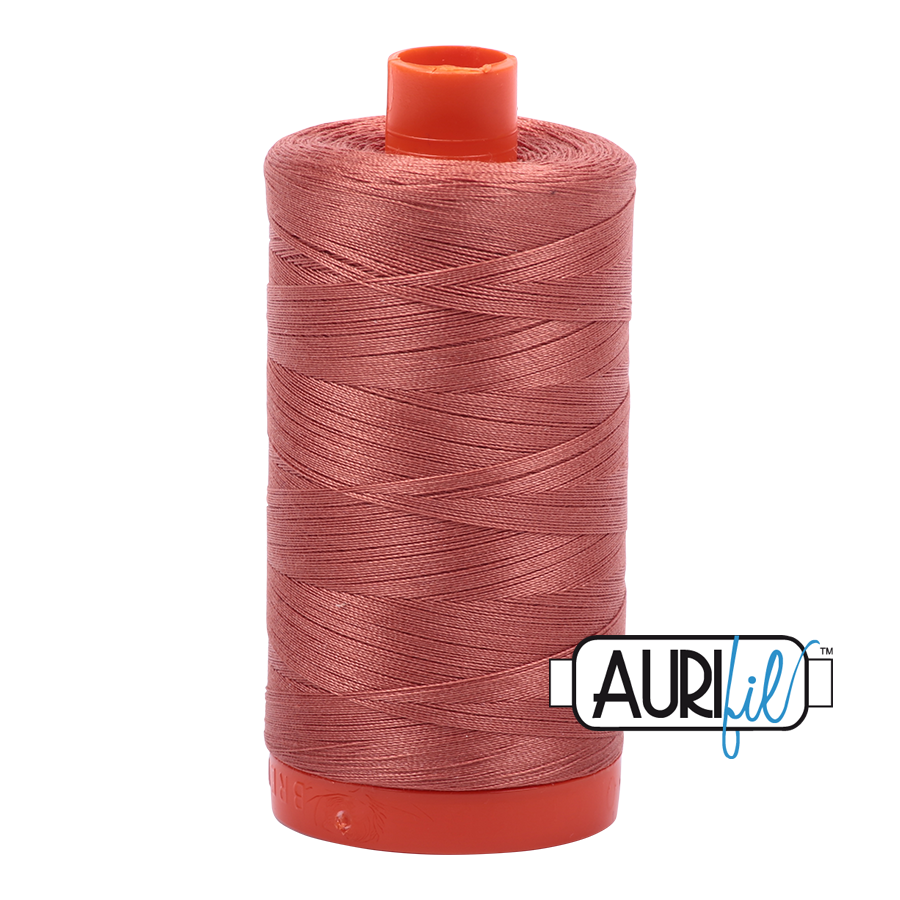 Aurifil 50w thread - Cinnabar 6728 large spool