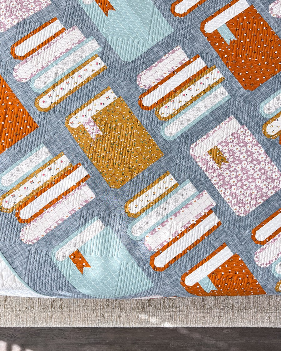 Book Nook quilt - paper pattern