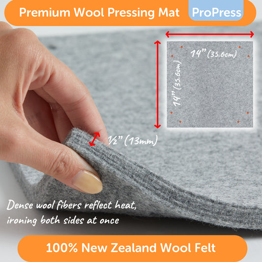 Oliso Pro Press Link portable wool pressing mat