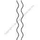 Wavy Quilting Stencil - 1''