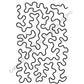 Small Stipple Quilting Stencil - 9''