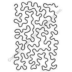Medium Stipple Quilting Stencil - 11.5''