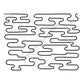 Pond Ripples Quilting Stencil - 8''