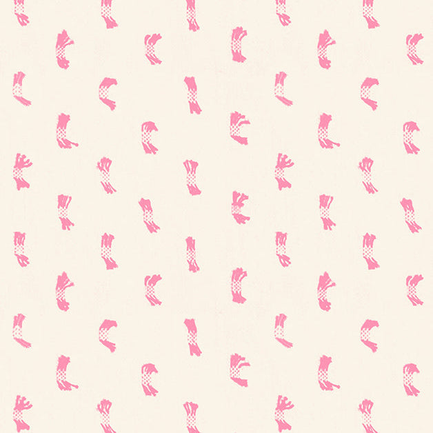 Warp & Weft Ooh Lucky Lucky Flicker Natural and Pink