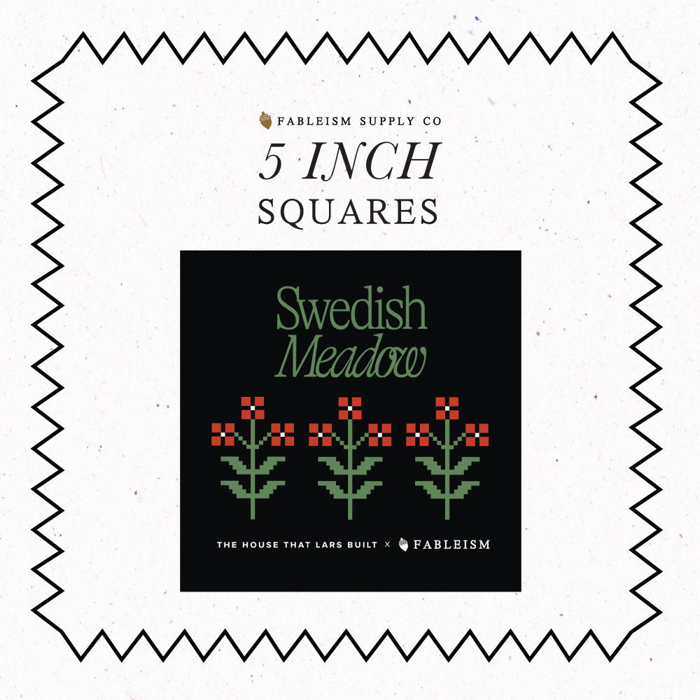 Swedish Meadow - 48 x 5'' squares