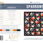 Sparrows quilt - paper pattern