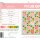 Pineberry quilt - paper pattern