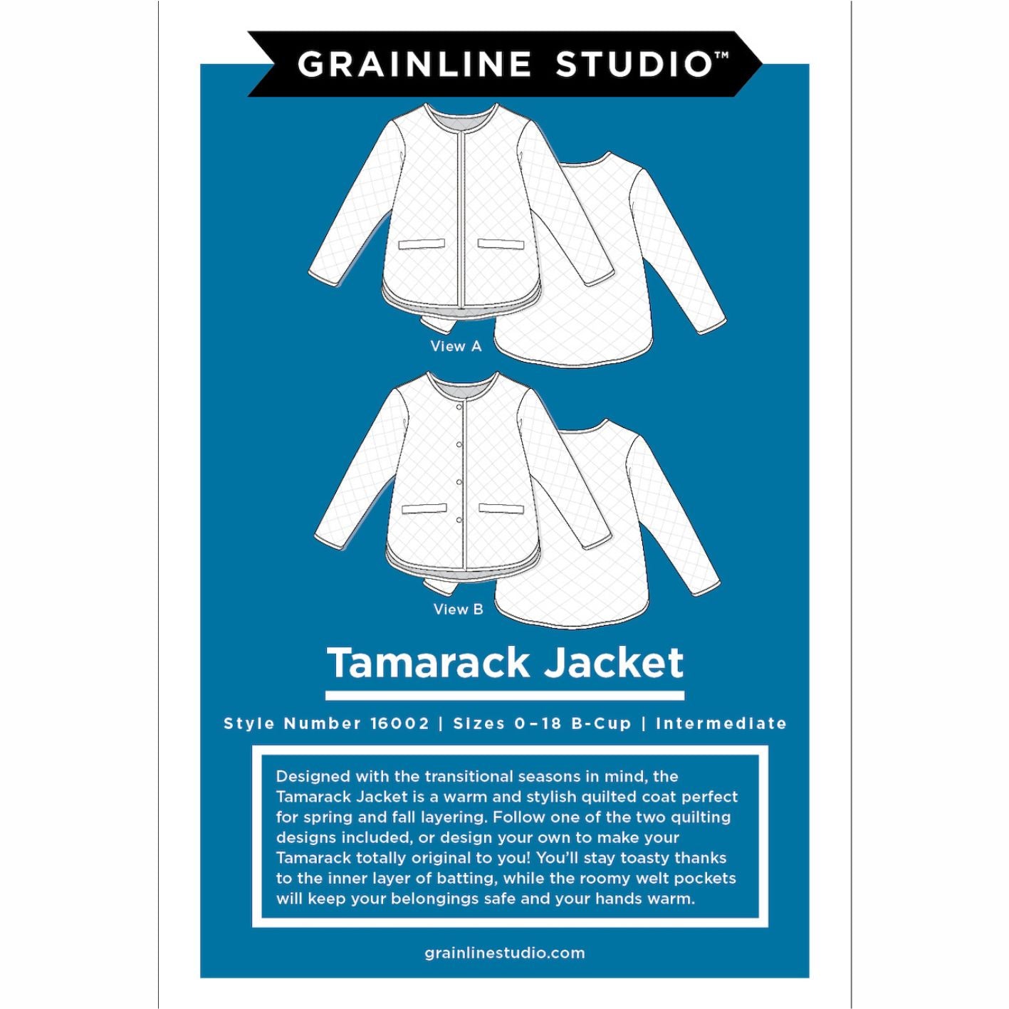 Tamarack Quilted Jacket Pttern