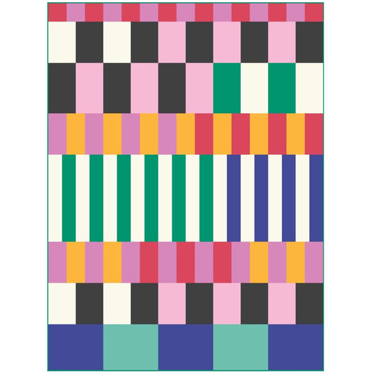 Luma Quilt throw size bundle - cover quilt