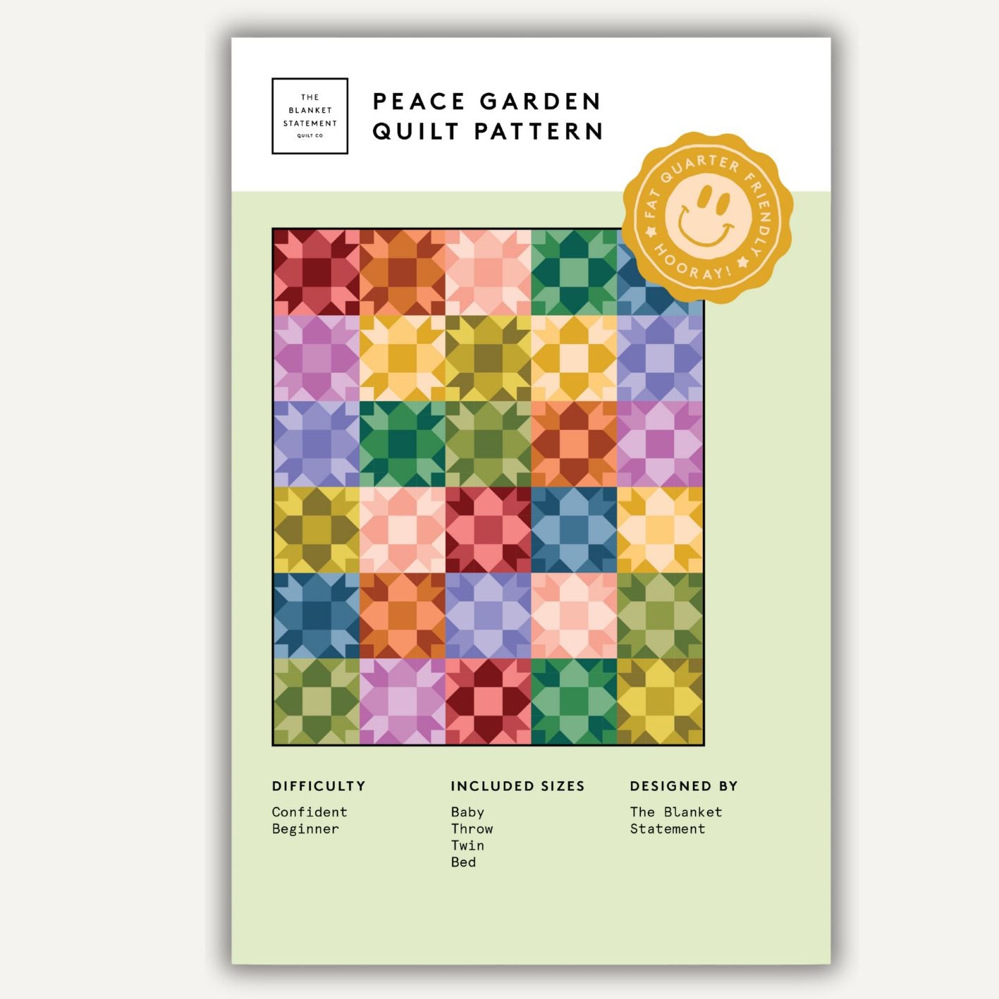 Peace Garden quilt pattern