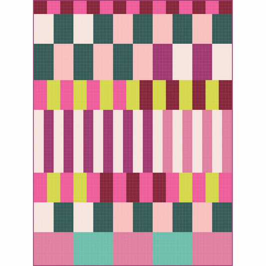 Luma Quilt throw size bundle - Christmas in Color