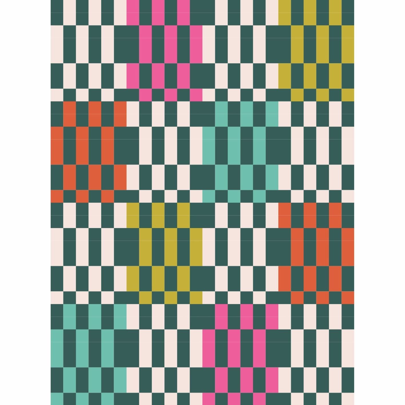 Magpie Quilt large throw bundle - Christmas in Color