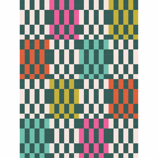Magpie Quilt large throw bundle - Christmas in Color