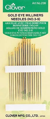 Straw Milliners needles size 3-9