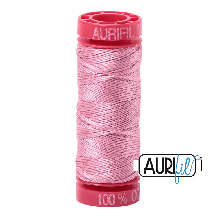 Aurifil 12wt thread - 2430 Antique Rose