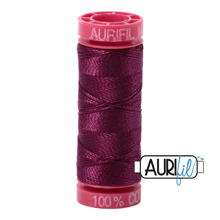 Aurifil 12wt thread - 4030 Plum