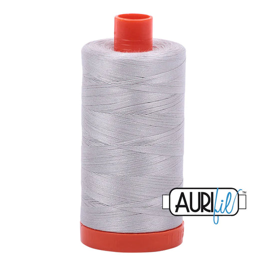Aurifil 50w thread 2615 Aluminium large spool