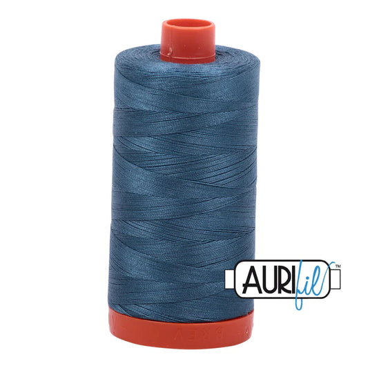 Aurifil 50w thread - 4644 Smoke Blue - large spool