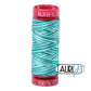 Aurifil 12w thread - Turquoise Foam variegated 4654