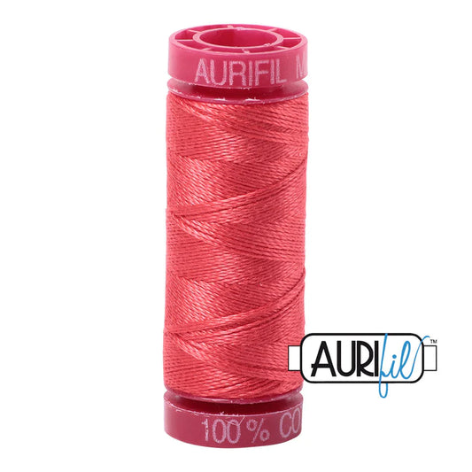 Aurifil 12wt thread - Medium Red 5002
