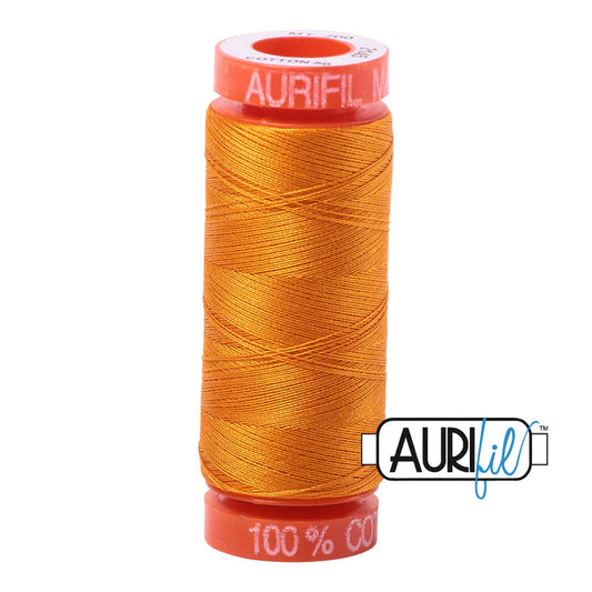 2145 Yellow Orange - Aurifil 50w variegated thread - small spool