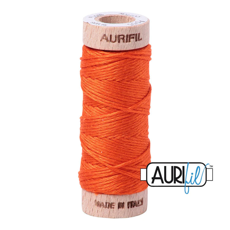 Aurifil Floss - 1104 Neon Orange