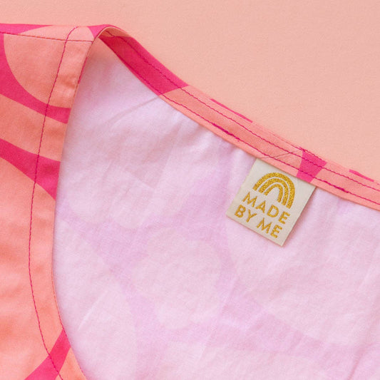 Made by Me gold woven sewing and quilting labels