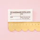 Simple Handmade Organic Cotton Write In woven sewing and quilting labels