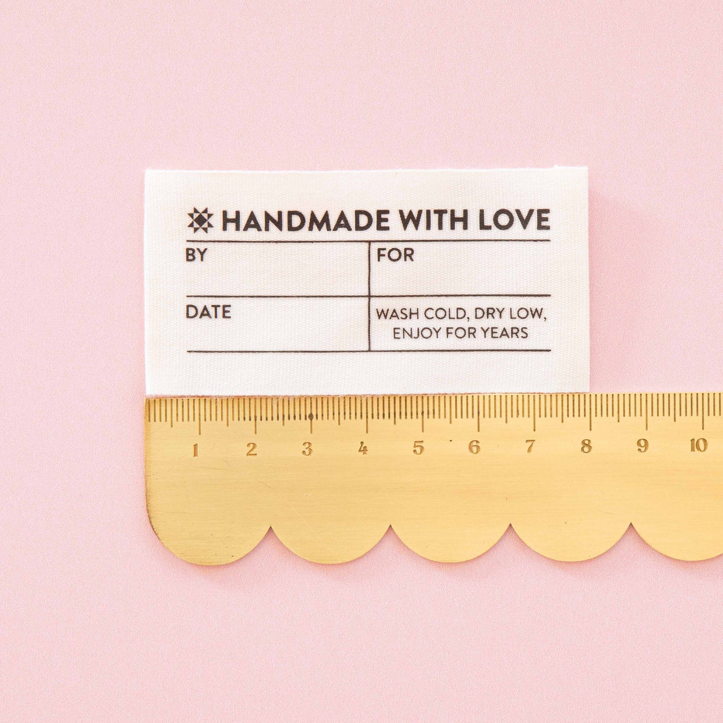 Simple Handmade Organic Cotton Write In woven sewing and quilting labels
