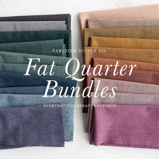 Nocturne Chambray 20 FQ bundle - Fableism Supply Co