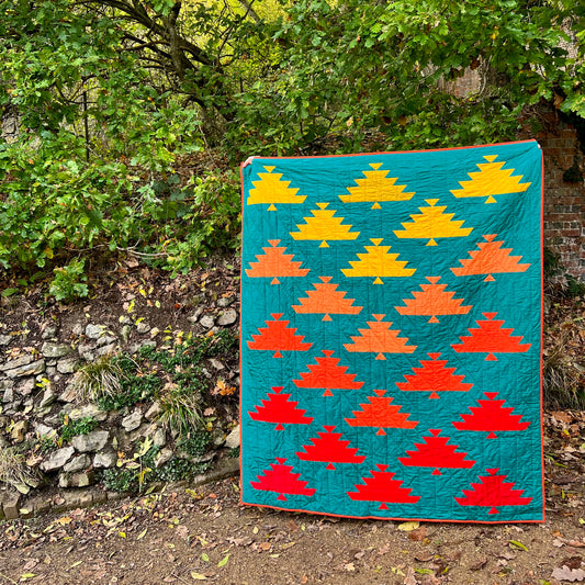 Handmade Quilt - Nordmann Seasons Change - Throw Size