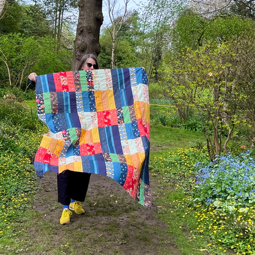 Paint Lake Quilt Bundle Flower Fields The Hackney Quilter