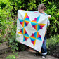 Handmade Quilt - Skandi Star - Baby/Lap Size