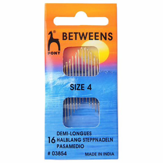 Betweens hand quilting needles size 4