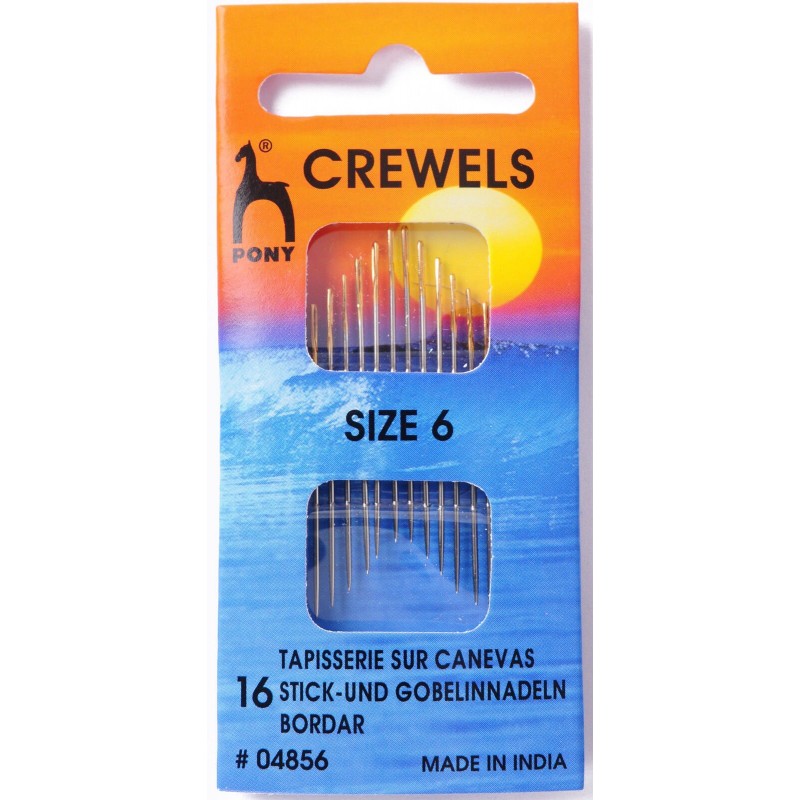Crewel embroidery needles size 6