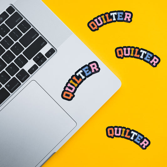 Quilter sticker