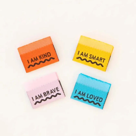 NEW Affirmations woven labels