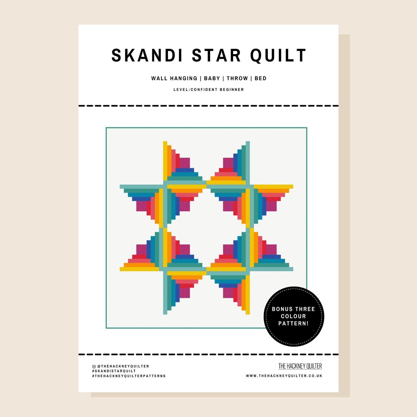 Skandi Star Quilt - PDF pattern