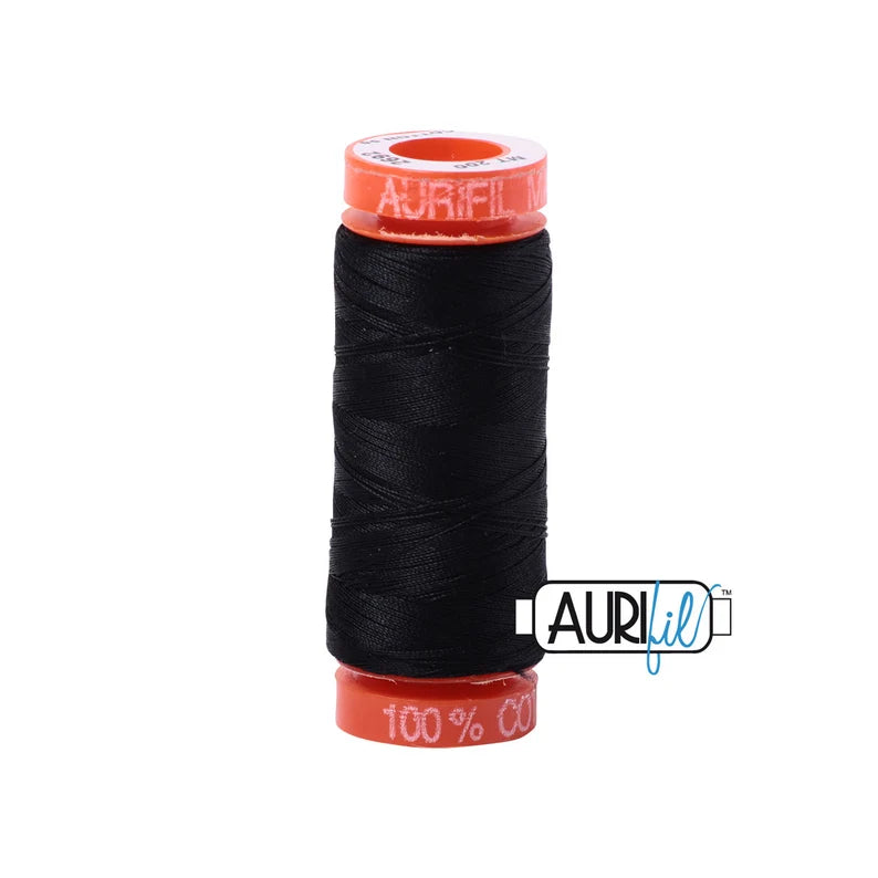 Aurifil 50w thread - Black 2692