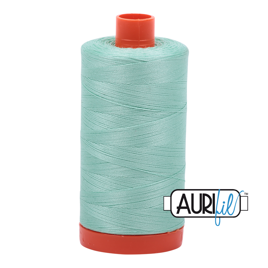 Aurifil 50w thread - Medium Mint 2835 - large spool