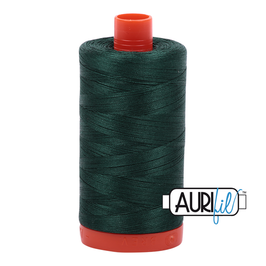 Aurifil 50w thread - Medium Spruce 2885 - large spool