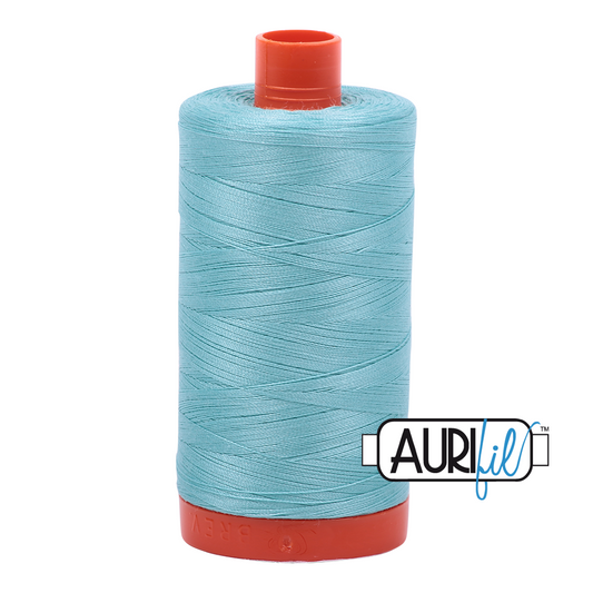 Aurifil 50w thread - Light Turquoise 5006 - large spool