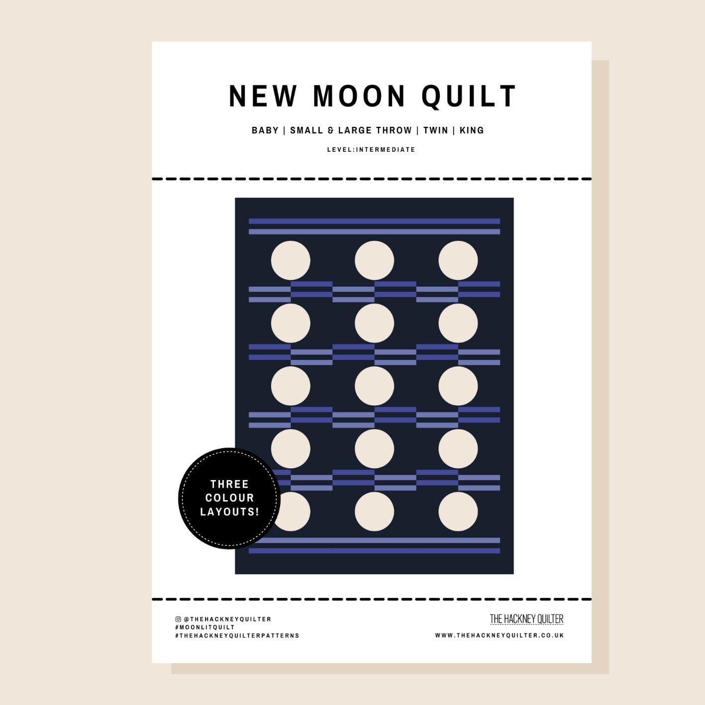 New Moon Quilt - PDF pattern